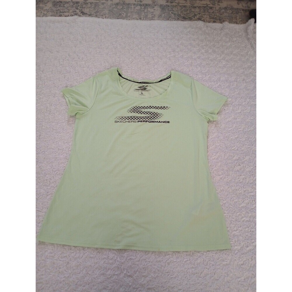 Skechers Performance Women's Athletic Green T Shirt Size L
